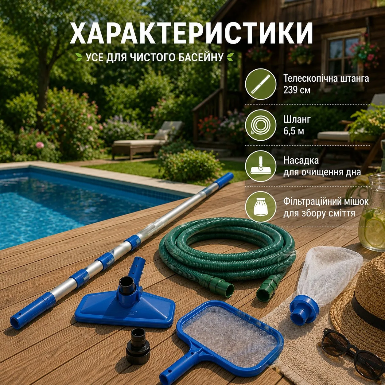Набір для очищення басейну Intex 28002